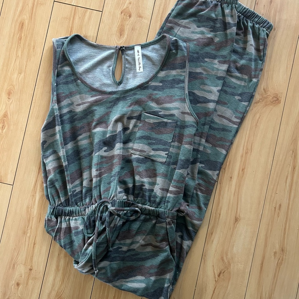 Silver Icing Camouflage Jumpsuit